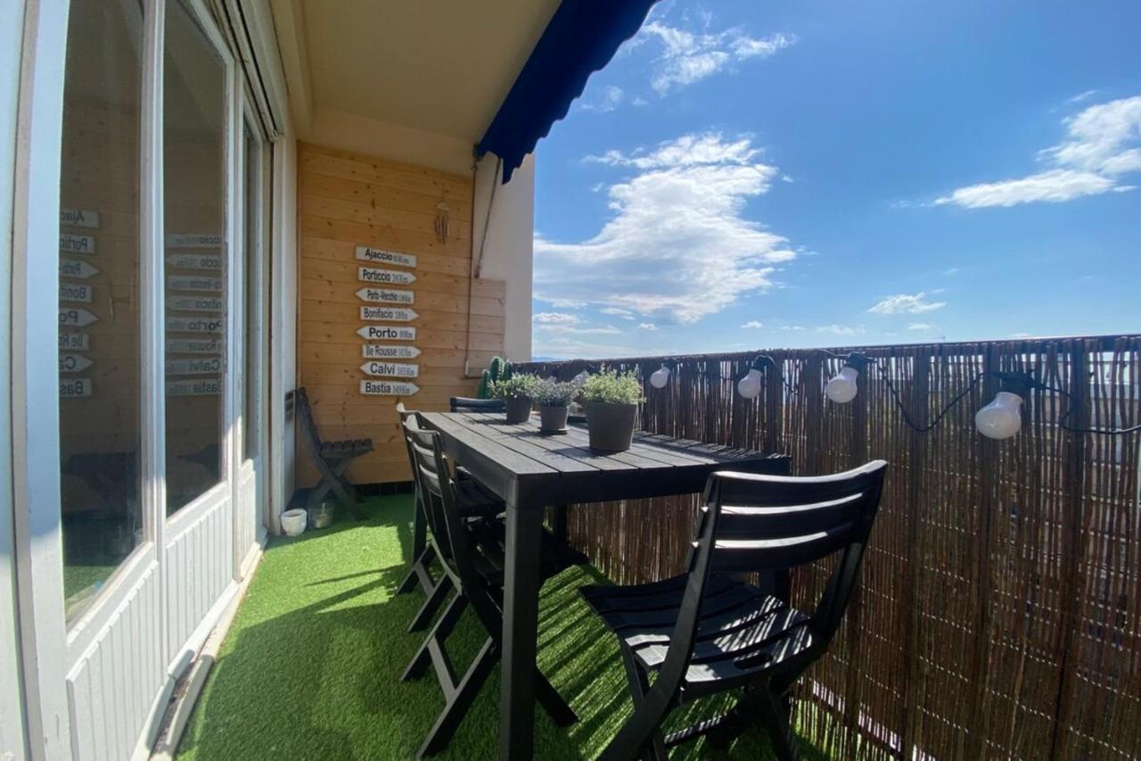 Vue Mer Au Carre D'Or De Ajaccio - Parking, Wifi Apartment Exterior photo